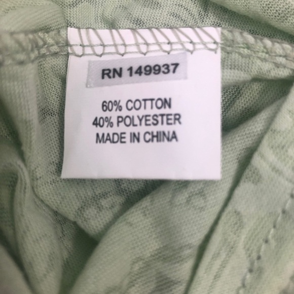 Zashi V-Neck Grommet Sheer T-Shirt NWT Small - Picture 9 of 10